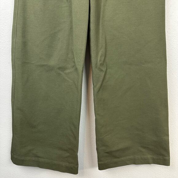 Kit and Ace Aspen Wide Leg Pants 2 Army Green - Picture 7 of 14
